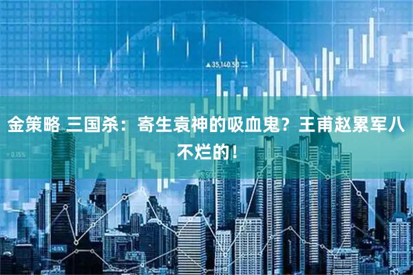 金策略 三国杀：寄生袁神的吸血鬼？王甫赵累军八不烂的！